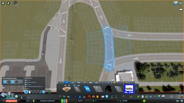 ОМСК пос. Чкаловский. Родной район Егора Летова. Много домов (Все города России в Cities Skylines)#