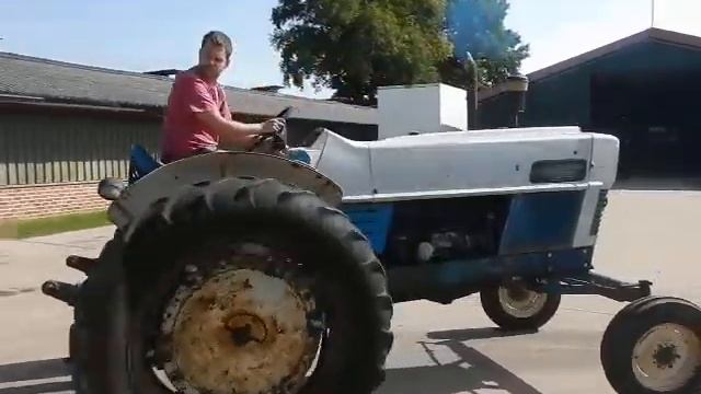 Ford 6000 Commander Select-O-Speed full powershift @ HappyOldIron Antique tractors in Belgium смотреть онлайн