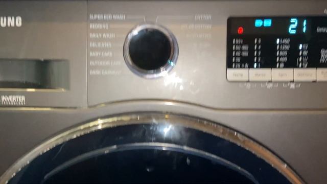 Samsung Washing Machine Stuck On A Program.