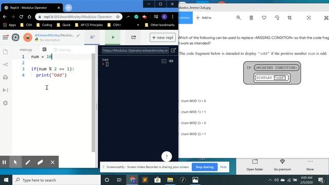 Reading 101: Pseudocode to Python Code (Modulus Operator) смотреть онлайн