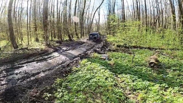 Оффроуд большой колонной в лесах под Ясногорском смотреть онлайн