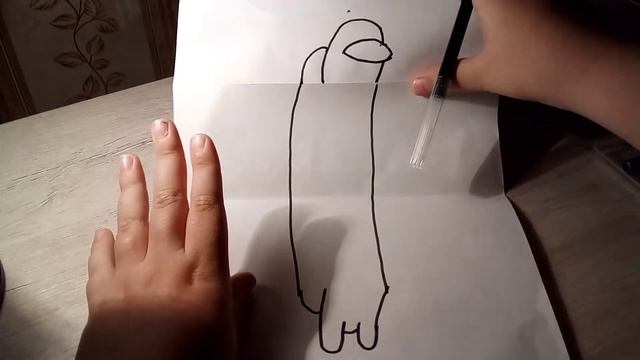 Как легко и просто нарисовать предателя из амонг ас