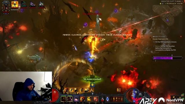 New Graveyard Greater Rift Map 85% Progress On 1 Floor Diablo 3 Season 26 PTR