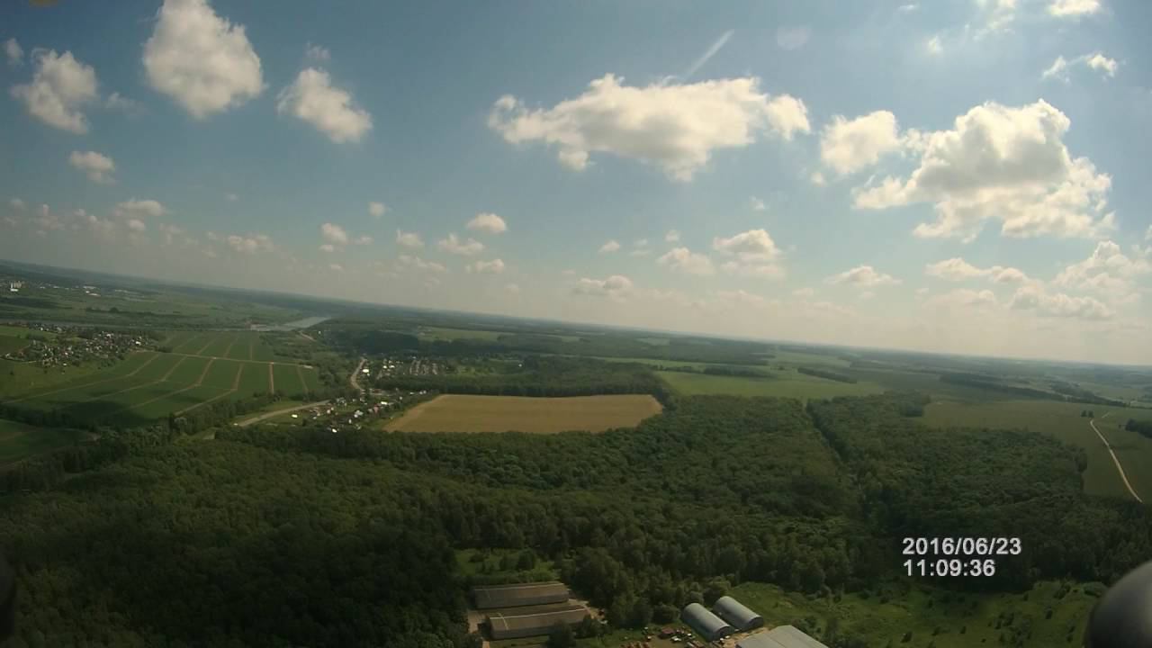 Коротенький полет на квадрике.