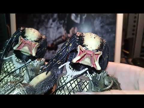 Bootleg Vs Original! Neca Jungle Hunter Unmasked Predator, The Predator (30th Anniv.) By Neca