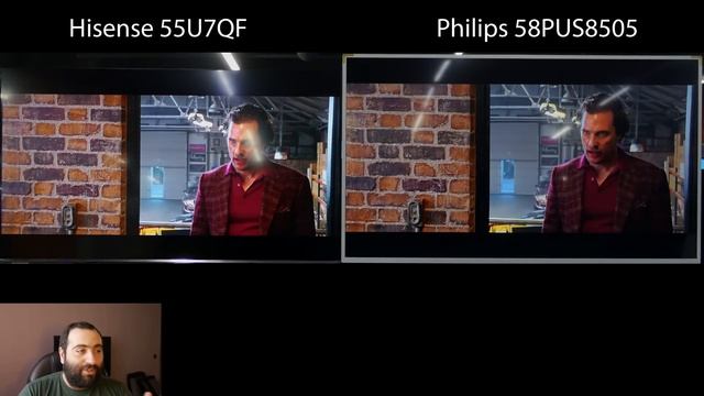 Hisense 55U7QF Vs Philips 58PUS8505