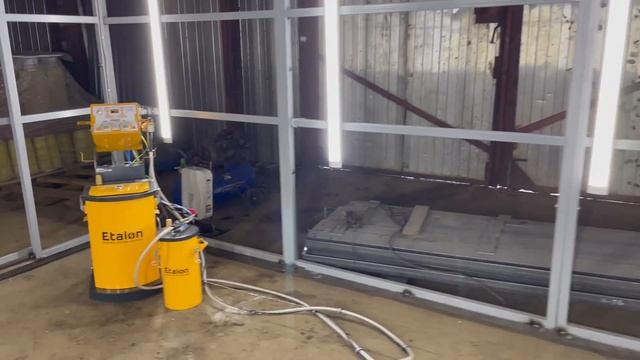 Etalon | Ручная установка порошковой окраски Etalon В400 с бакам 50 литров | смотреть онлайн