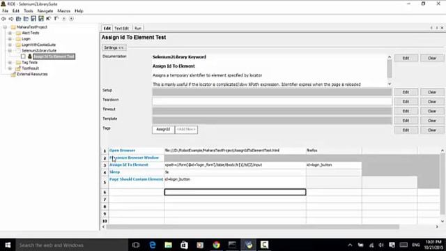 Robot Framework Selenium2Library Assign Id To Element смотреть онлайн