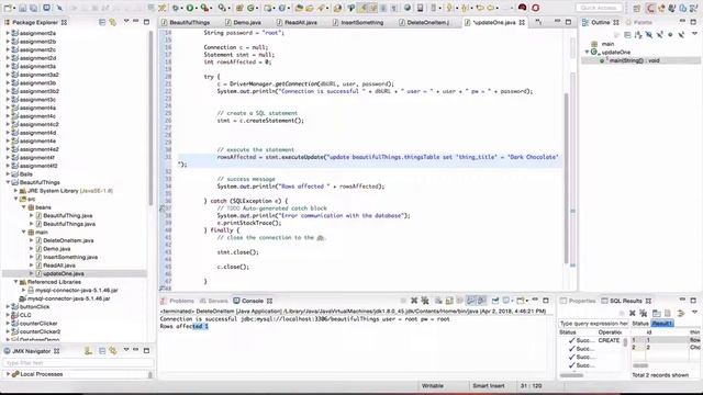 JavaEE Web App 08 - Database 6 - SQL update example смотреть онлайн