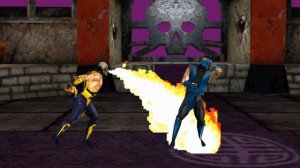 Mortal Kombat 4 Sony Playstation 1 прохождение за Скорпиона (All Finishing, Endings) 60fps