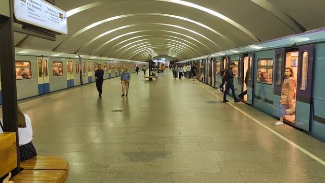 Разнообразие поездов на Калужско-Рижской линии смотреть онлайн