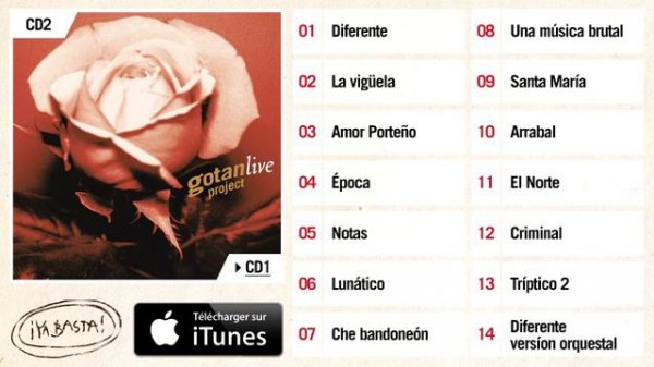 Gotan Project - Diferente (version orquestral) - Live CD2