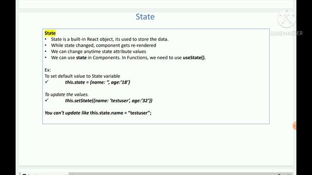 STATE, EVENT AND FORMS in React смотреть онлайн