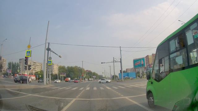Поездка на автомобиле из Тюмени до Леруа и в посёлок Боровский смотреть онлайн