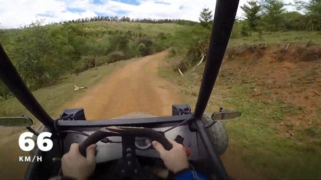 Piranha Buggy Gsxr 750 best lap on tight trail. смотреть онлайн