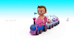 Ice Cream Scoops Soccer Balls to Learn Colors and Numbers for Kids - 3D Toddler Learning Videos