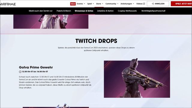 TennoCon Reminder & Drop-Übersicht | #warframe #tennocon смотреть онлайн