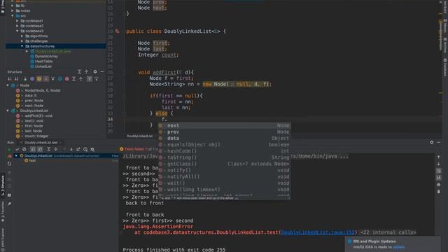 doubly linked list implementation in java part 1 смотреть онлайн