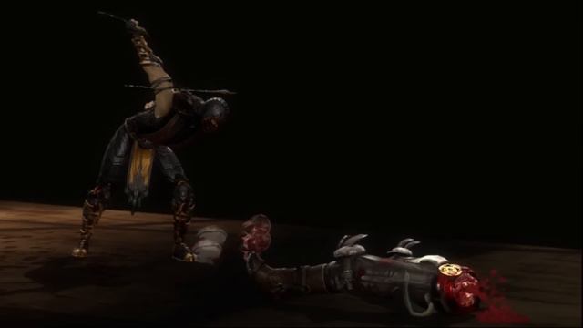 Mortal Kombat 9 Original Costume Scorpion Fatality Split Decision смотреть онлайн
