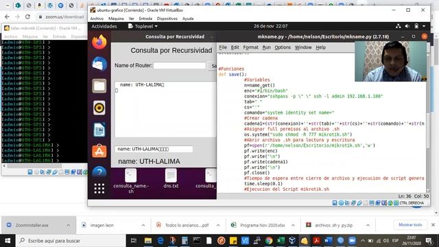 cambio de nombre en MIKROTIK usando PYTHON смотреть онлайн