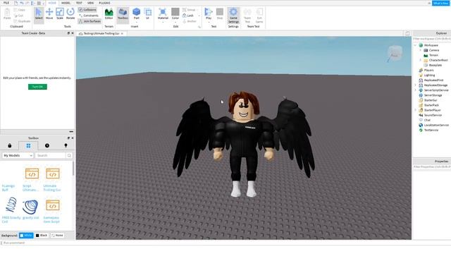 How to give yourself the Ultimate Trolling Gui in your Roblox game (Studio) смотреть онлайн