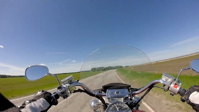 Honda VTX1800 Прогулка в Бердюжье смотреть онлайн