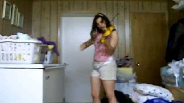 Becca Cala Devils Dream @ 16 Years Old Electric Death Metal GOLD VIIolIn (NOT Violin)