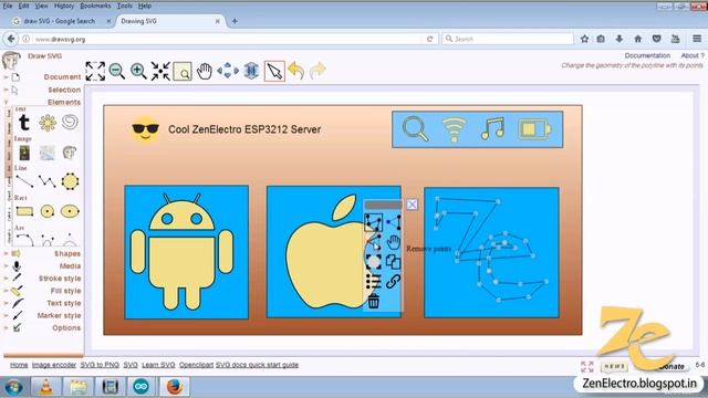 ESP32 Attractive webserver GUI using SVG Images смотреть онлайн