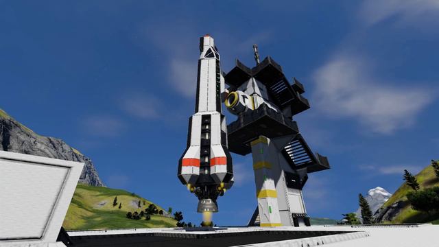 Space Engineers - Armstrong Rocket Demo смотреть онлайн