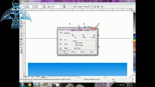 16 - CorelDraw 9 Projects - How to easily Design PenaFlex in CorelDraw 9 - Lunar Computer College смотреть онлайн