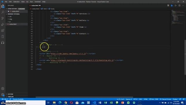 Complete Navbar - Bootstrap 4 смотреть онлайн