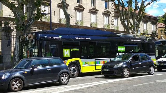 Trolleybus de St Etienne 18 août 2020 смотреть онлайн