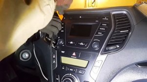 Замена магнитолы hyundai santa fe 2013 infidini