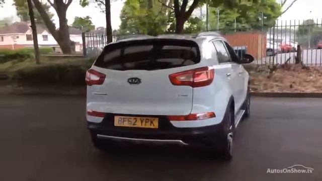 KIA SPORTAGE KX-4 CRDI WHITE 2012 смотреть онлайн