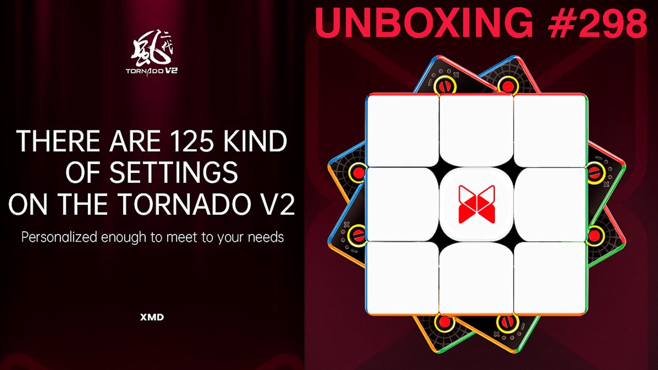 Unboxing №298 X-Man Tornado v2 3x3. Обзор смотреть онлайн