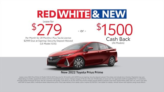 Shop Prius Prime Now During Gold Coast Toyota Dealers' Red, White, & New Event! смотреть онлайн