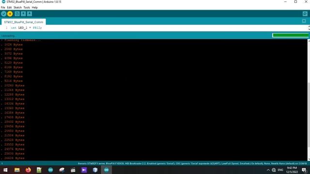 STM32 Blue Pill and java serial communication смотреть онлайн