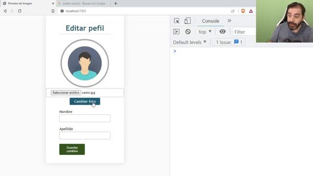 Preview de IMAGEN al elegirla en un INPUT de tipo FILE | #Javascript смотреть онлайн