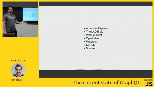 Jamie Barton - The current state of GraphQL смотреть онлайн