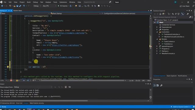 Integration of SWAGGER on the Web API Project. смотреть онлайн