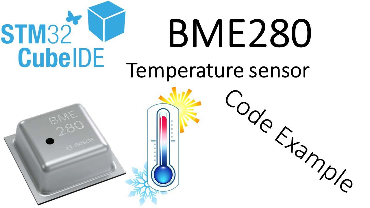 Датчик BME280. Измерение температуры. Stm32 CubeIDE смотреть онлайн
