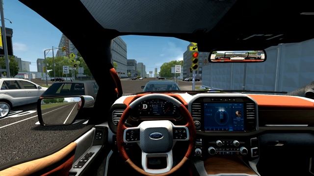 2021 Ford F-150 PLATINUM - City Car Driving смотреть онлайн