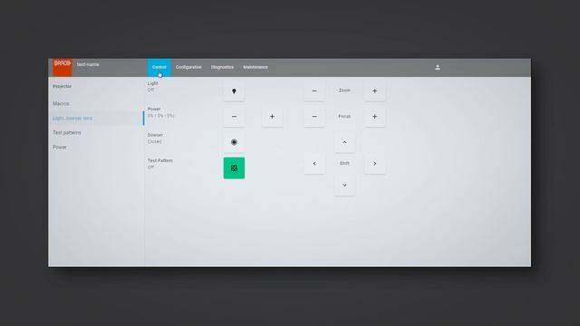 Barco Series 4: Web Communicator