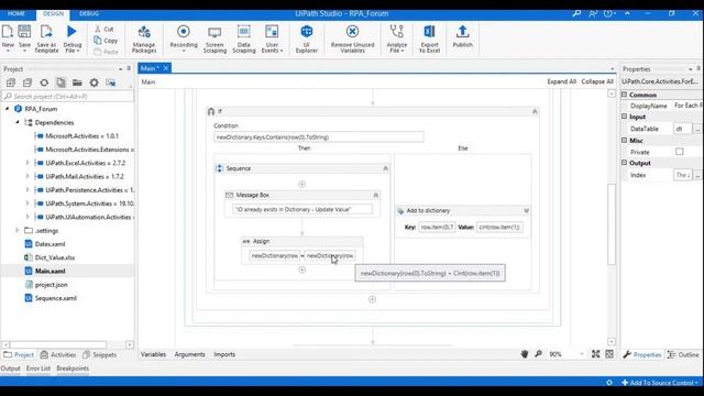 UiPath Tutorials: Update Value In Dictionary смотреть онлайн
