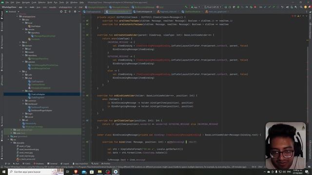 Android | WhatsApp Clone con MVVM | Kotlin | Ep. 5: Chat Fragment (Chat en tiempo real con Firebase смотреть онлайн