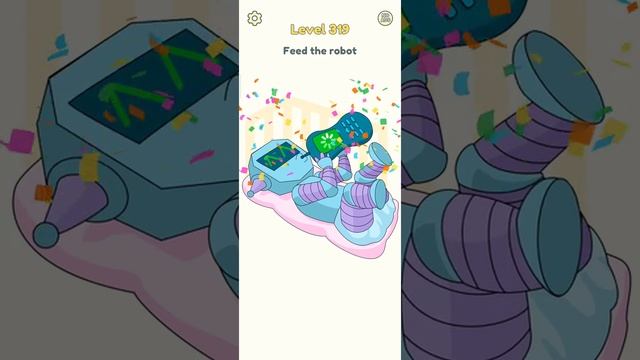 Dop 2 l Delete One part | Feed the robot | Level 319 #short | Zimraan Gamer | смотреть онлайн