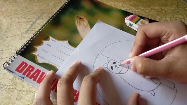 A cute bear sketch drawing।।Rishon's Art Class смотреть онлайн