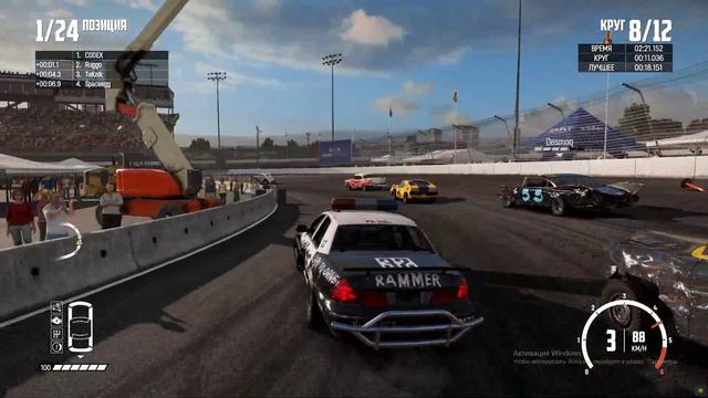 Wreckfest ПРОХОЖДЕНИЕ Ч.6 , безумный полицейский ворвался на трек смотреть онлайн