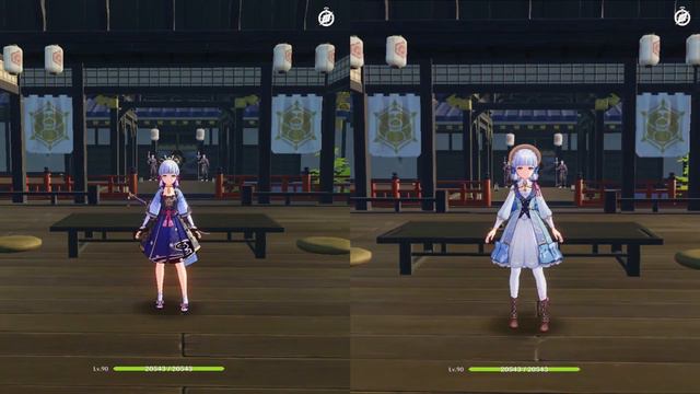 Ayaka Skin Comparison “Flawless Radiance” & “Springbloom Missive” | Genshin Impact смотреть онлайн