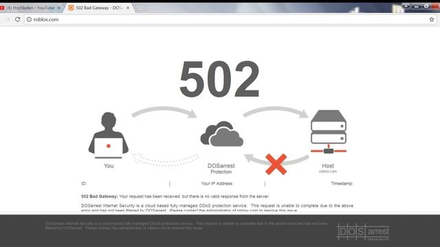 ROBLOX 502 BAD GATEWAY [ERROR] смотреть онлайн